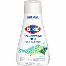 Clorox Disinfecting, Sanitizing & Antibacterial Mist Refill 16 fl oz (0.5 quart) - Eucalyptus Peppermint Scent - Non-aerosol, Bleach-free - White - 1 Each