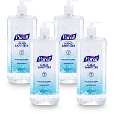 PURELL® Advanced Hand Sanitizer Gel 1.59 quart - Pump Bottle Dispenser - Kill Germs - Hand, Classroom, Reception, Outdoor, Medical - Clear - Paraben-free, Phthalate-free, Preservative-free, Anti-irritant - 4 / Carton