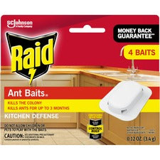 Raid Ant Baits Kills Ants - Red - 4 / Box