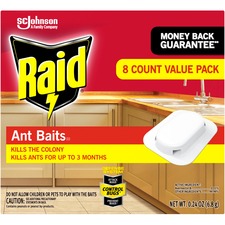 Raid Ant Baits Kills Ants - Red - 8 / Box