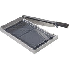 Swingline ClassicCut Guillotine Glass Trimmer 15 Sheet Cutting Capacity - 15" Cutting Length - Safety Latch - Tempered Glass - Gray - 1 Each
