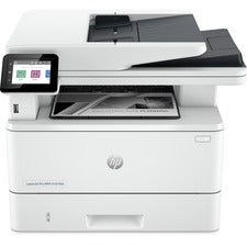 HP LaserJet Pro 4101fdn Laser Multifunction Printer - Monochrome - White Copier/Fax/Printer/Scanner - 4800 x 600 dpi Print - Automatic Duplex Print - Up to 80000 Pages Monthly - Color Flatbed Scanner - 1200 dpi Optical Scan - Monochrome Fax - Gigabit Ethe