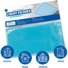 Educational Insights Square Fluorescent Light Filters (Tranquil Blue) 4 / Pack