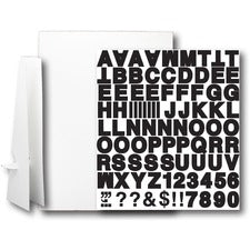 Flipside Corrugated Project Sheet Sign Kit White - 1 Each