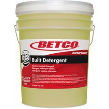 Betco Symplicity Built Laundry Detergent 640 fl oz (20 quart) - Odorless, Spill Resistant, Phosphate-free, Environmentally Friendly, APE-free, NPE-free, Anti-graying - Brilliant Neon Yellow - 1 Each