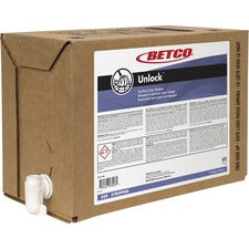 Betco Unlock No-Rinse Floor Stripper 640 fl oz (20 quart) - Fast Acting, Low Foaming - Clear - 1 Each