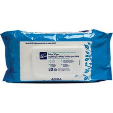 PDI Nice'n Clean Baby Wipes 7.90" Width x 6.60" Length - Blue/ - 80 / Pack
