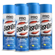 Professional Easy-Off Fume Free Over Cleaner 24 oz (1.50 lb) - Lemon Scent - Fume-free - White - 6 / Carton