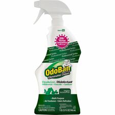 OdoBan Eucalyptus Deodorizer Disinfectant Spray Ready-To-Use - 32 fl oz (1 quart) - Original Eucalyptus Scent - Deodorize, Residue-free, Freshen, Mildewstatic - Green - 1 Each