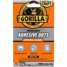 Gorilla Adhesive Dots Clear - 150 / Pack