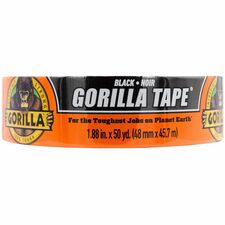 Gorilla Tape 50 yd Length x 1.88" Width - Black - 1 Roll