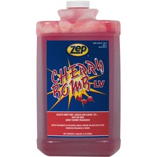 Zep Cherry Bomb LV Industrial Hand Cleaner Cherry Scent - 1 gal - Dirt Remover, Grime Remover, Soil Remover, Ink Remover, Resin Remover, Paint Remover, Adhesive Remover, Tar Remover, Asphalt Remover, Odor Remover, Grease Remover - Hand, Industrial, Skin -