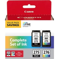 Canon PG275CL276VP Original Inkjet Ink Cartridge - Multicolor - 2 / Pack 5.6 mL Black, 6.2 mL Color