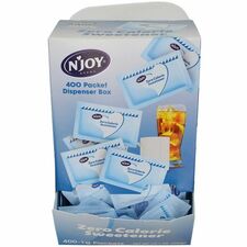 Njoy Aspartame Sugar Substitute 0.035 oz (1 g) - Aspartame - 400 / Box