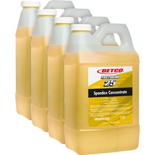 Betco Speedex FastDraw 25 Concentrate Heavy-Duty Degreaser Concentrate - 67.6 fl oz (2.1 quart) - Lemon Scent - Water Soluble, Deodorize, Fast Acting - Light Amber - 4 / Carton