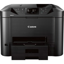 Canon MAXIFY MB5420 Wireless Inkjet Multifunction Printer - Color - Black Copier/Fax/Printer/Scanner - 600 x 1200 dpi Print - Automatic Duplex Print - Up to 30000 Pages Monthly - Color Flatbed Scanner - 1200 dpi Optical Scan - Color Fax - Ethernet - Wirel