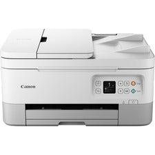 Canon TR7020AWH Wireless Inkjet Multifunction Printer - Color - White Copier/Printer/Scanner - 4800 x 1200 dpi Print - Automatic Duplex Print - Color Scanner - Wireless LAN - Wireless PictBridge - USB - For Photo Print - 1 Each