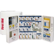 First Aid Only A+ Plastic SC First Aid Cabinet 203 x Piece(s) For 50 x Individual(s) - Plastic Case - White - 1 Kit
