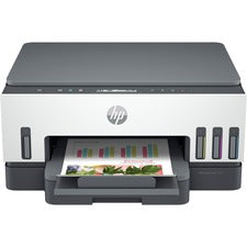 HP 7001 Wireless Smart Tank Inkjet Multifunction Printer - Color - White Copier/Printer/Scanner - 4800 x 1200 dpi Print - Automatic Duplex Print - Up to 5000 Pages Monthly - Color Flatbed Scanner - 1200 dpi Optical Scan - Wireless LAN - Apple AirPrint, Mo