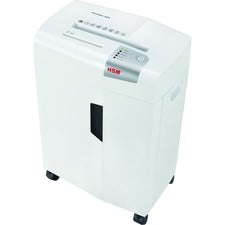 HSM shredstar X20 - 5/32" x 1 7/16" + Sep. CD Cutting Unit Particle Cut - 18 Per Pass - for shredding CD, DVD, Paper, Credit Card, Paper Clip, Staples - 0.156" x 1.438" Shred Size - P-4/O-1/T-2/E-2/F-1 - 9.06" Throat - 6.90 gal Wastebin Capacity - White