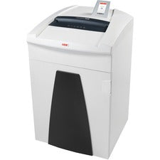 HSM Securio P40 L4 Micro Cut Shredder Continuous Shredder - Micro Cut - 24 Per Pass - for shredding Staples, Paper, Paper Clip, Credit Card - White