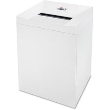 HSM Pure 630 - 3/16" x 1 1/8" Continuous Shredder - Particle Cut - 22 Per Pass - for shredding Staples, Paper, Paper Clip, Credit Card, CD, DVD - 0.188" x 1.125" Shred Size - P-4/O-3/T-4/E-3/F-1 - 12.20" Throat - 34.30 gal Wastebin Capacity - White - TAA