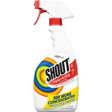 Shout Laundry Stain Remover Concentrate - Color Safe, Washable, Refillable - Clear - 1 Each