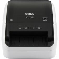 Brother QL-1100C Desktop Direct Thermal Printer - Monochrome - Label Print - USB 4" Print Width - 1.2 lps Mono - 300 dpi - 4.09" Label Width x 36" Label Length - For Mac, PC, Android, iOS