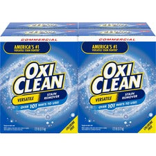 OxiClean Stain Remover Powder 115.52 oz (7.22 lb) - Chlorine-free, Color Safe - Blue - 4 / Carton