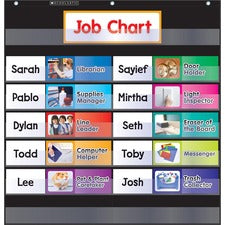 Scholastic Class Jobs Pocket Chart Skill Learning: Chart - 1 Each