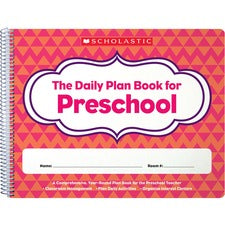 Scholastic Daily Plan Book for Preschool Academic - Natural - 1 Each