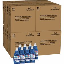 Dawn Manual Pot/Pan Detergent 38 fl oz (1.2 quart) - Heavy Duty - Blue - 512 / Pallet
