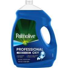 Palmolive Professional Dish Soap Oxy Degreaser Concentrate - 145 fl oz (4.5 quart) - Phosphate-free, Paraben-free, Eco-friendly - Blue - 1 Each