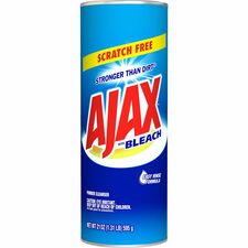 AJAX Powder Cleanser With Bleach 21 oz (1.31 lb) - Non-scratching, Phosphate-free - White - 1 Each