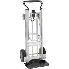 Cosco 4-in-1 Folding Series Hand Truck 1000 lb Capacity - 4 Casters - 18.70" Width x 19.69" Depth x 48.31" Height - Black - 1 Each