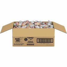 Coffee mate Vanilla Caramel Nondairy Liquid Creamer Singles Vanilla Caramel Flavor - 0.38 fl oz (11 mL) - 180 / Carton