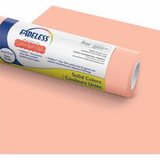 Fadeless Bulletin Board Paper Rolls Bulletin Board, Classroom, Art - 48" Width x 50 ft Length - 50 lb Basis Weight - Coral Sugar - 1 Roll