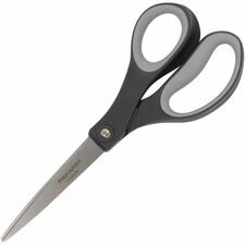 Fiskars Titanium Soft Grip Scissors Titanium Nitride - Gray - 2 / Pack
