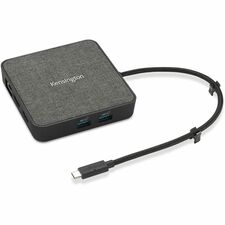 Kensington MD120U4 USB4 Portable Docking Station for Monitor, Notebook - USB4 - 2 Displays Supported - 4K, 8K - 3840 x 2160, 7680 x 4320 - 3 x USB Ports - 2 x USB Type-A Ports - USB Type-A - 1 x USB Type-C Ports - USB Type-C - Network (RJ-45) - 2 x HDMI P