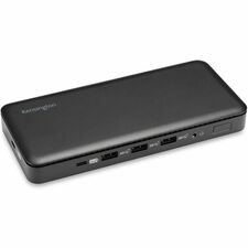 Kensington USB-C Triple Video Docking Station for Notebook, Monitor - USB Type C - 3 Displays Supported - 4K, Full HD - 3840 x 2160, 1920 x 1080 - USB Type-C - Black - Wired - Windows 10 - 85W