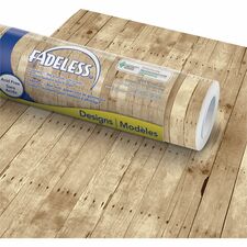 Fadeless Bulletin Board Paper Rolls Classroom, Door, File Cabinet, School, Home, Office Project, Display, Table Skirting, Party, Decoration - 48" Width x 50 ft Length - Natural - Paper - 1 Roll