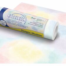 Pacon® Bulletin Board Paper Rolls Art, Classroom, School, Home, Office, Decoration, Door, File Cabinet, Display, Table Skirting, Party - 48" Width x 50 ft Length - Watercolor - Paper - 1 Roll