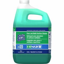 Spic and Span Floor Cleaner Concentrate - 128 fl oz (4 quart) - Non-corrosive, Slip Resistant - Green - 3 / Carton