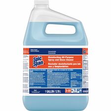Spic and Span Concentrated Cleaner Ready-To-Use/Concentrate - 128 fl oz (4 quart) - Heavy Duty, Streak-free, Disinfectant - Blue - 2 / Carton