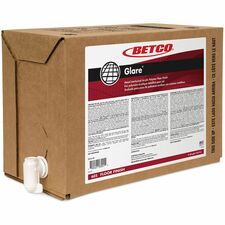 Betco Glare Floor Finish 640 fl oz (20 quart) - 8.1 to 8.9 pH - Mild Scent - Durable, Slip Resistant, Gloss Resistant, Black Mark Resistant, Detergent Resistant - White - 1 Each