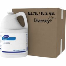 Diversey Vectra Floor Finish Ready-To-Use - 128 fl oz (4 quart) - 8.6 pH - Ammonia Scent - Durable, Dirt Resistant, Black Mark Resistant, Scratch Resistant, Scuff Resistant - Off White - 4 / Carton