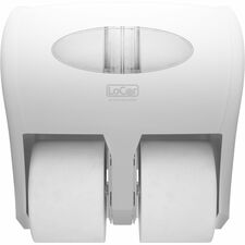 LoCor 4 Bath Tissue Dispenser Roll Dispenser - 6000 x Sheet, 12000 x Sheet - 13.6" Height x 13.2" Width x 7.4" Depth - White - Hygienic - 1 Each