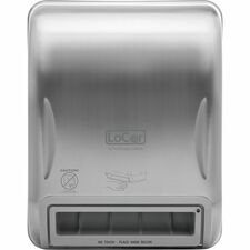 Solaris Paper Electronic Roll Towel Dispenser Hardwound Roll, Touchless Dispenser - 18.3" Height x 14.8" Width x 11" Depth - Stainless - 1 Each