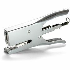 Officemate Plier Stapler Staple Size: 0.25" , 0.31" - Rear Loading - Silver - Metal - 1 Each