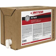 Betco Hi-Tech Metal Interlocked Floor Finish 640 fl oz (20 quart) - 8.1 to 8.9 pH - Mild Scent - Self-sealing, Self-Leveling, Slip Resistant - Milky White, Clear - 1 Each